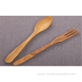 Olive Wood Salad Sever Set Of 2-12"